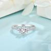 imagePromise Ring for Her 925 Sterling Silver Engagement Ring Wedding Anniversary Eternity Ring for Women Brides Size 510