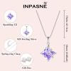 imageSquare Princess Cut Necklace 925 Sterling Silver Solitaire Pendant Necklace Birthstone Jewelry Gifts for Women06 June  Alexandrite