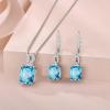 imageEmerald Cut Earrings 925 Sterling Silver Baguette Birthstone Dangle Drop Leverback Earrings Jewelry Gifts for Women03 March  Aquamarine