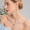 imageEmerald Cut Earrings 925 Sterling Silver Baguette Birthstone Dangle Drop Leverback Earrings Jewelry Gifts for Women08 August  Peridot