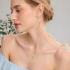 imageEmerald Cut Earrings 925 Sterling Silver Baguette Birthstone Dangle Drop Leverback Earrings Jewelry Gifts for Women11 November  Citrine