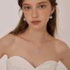 imageSnowflake Necklace for Women 925 Sterling Silver Christmas Pednant Necklace Birthstone Jewelry Gifts for Her02 February  Amethyst