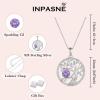 imageTree of Life Necklace 925 Sterling Silver Family Tree Pendant Birthstone Jewelry Gifts for Women02 February  Amethyst