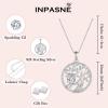 imageTree of Life Necklace 925 Sterling Silver Family Tree Pendant Birthstone Jewelry Gifts for Women04 April  Zirconia
