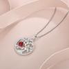 imageTree of Life Necklace 925 Sterling Silver Family Tree Pendant Birthstone Jewelry Gifts for Women07 July  Ruby