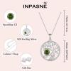 imageTree of Life Necklace 925 Sterling Silver Family Tree Pendant Birthstone Jewelry Gifts for Women08 August  Peridot