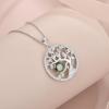 imageTree of Life Necklace 925 Sterling Silver Family Tree Pendant Birthstone Jewelry Gifts for Women08 August  Peridot