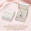 imageTree of Life Necklace 925 Sterling Silver Family Tree Pendant Birthstone Jewelry Gifts for Women09 September  Sapphire