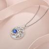 imageTree of Life Necklace 925 Sterling Silver Family Tree Pendant Birthstone Jewelry Gifts for Women09 September  Sapphire