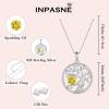 imageTree of Life Necklace 925 Sterling Silver Family Tree Pendant Birthstone Jewelry Gifts for Women11 November  Citrine