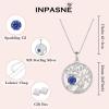 imageTree of Life Necklace 925 Sterling Silver Family Tree Pendant Birthstone Jewelry Gifts for Women12 December  Tanzanite