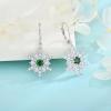 imageSnowflake Earrings for Women 925 Sterling Silver Christmas Earrings Dangle Drop Leverback Birthstone Jewelry Gifts for Her05 May  Emerald