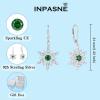 imageSnowflake Earrings for Women 925 Sterling Silver Christmas Earrings Dangle Drop Leverback Birthstone Jewelry Gifts for Her05 May  Emerald