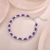 image:imageInpasne Birthstone Tennis Bracelet for Women 925 Sterling Silver Pear Shaped Gemstone Jewelry Gifts for Her02 February  Amethyst