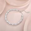 image:imageInpasne Birthstone Tennis Bracelet for Women 925 Sterling Silver Pear Shaped Gemstone Jewelry Gifts for Her04 April  Zirconia