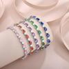 image:imageInpasne Birthstone Tennis Bracelet for Women 925 Sterling Silver Pear Shaped Gemstone Jewelry Gifts for Her06 June  Alexandrite