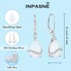 image:imageInpasne Opal Jewelry Set 925 Sterling Silver Pear Shaped October Birthstone Earrings Necklace Bracelet Jewelry Gifts for Women