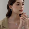 image:imageInpasne Oval Dangle Drop Earrings for Women 925 Sterling Silver Leverback Earrings Birthstone Jewelry Gifts for Her06 June  Alexandrite