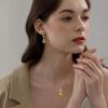 image:imageInpasne Oval Dangle Drop Earrings for Women 925 Sterling Silver Leverback Earrings Birthstone Jewelry Gifts for Her11 November  Citrine