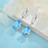 image:imageInpasne Teardrop Dangle Drop Earrings for Women 925 Sterling Silver Leverback Earrings Birthstone Jewelry Gifts for Her03 March  Aquamarine