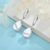 image:imageInpasne Teardrop Dangle Drop Earrings for Women 925 Sterling Silver Leverback Earrings Birthstone Jewelry Gifts for Her10 October  Opal