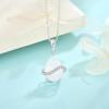 image:imageInpasne Teardrop Jewelry Set for Women 925 Sterling Silver Opal Necklace Dangle Drop Leverback Earrings October Birthstone Jewelry Gifts for Her