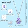 image:imageInpasne Teardrop Necklace for Women 925 Sterling Silver Birthstone Necklace Pendant Jewelry Gifts for Her06 June  Alexandrite