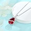image:imageInpasne Teardrop Necklace for Women 925 Sterling Silver Birthstone Necklace Pendant Jewelry Gifts for Her07 July  Ruby