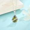 image:imageInpasne Teardrop Necklace for Women 925 Sterling Silver Birthstone Necklace Pendant Jewelry Gifts for Her08 August  Peridot