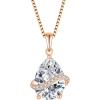 04 April - Zirconia - Rose Gold Plated