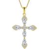 04 April - Zirconia - Yellow Gold Plated
