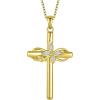 04 April - Zirconia - Yellow Gold Plated