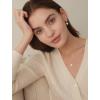 image:imageFreshwater Pearl Earrings for Women SilverGoldRose Gold Tone Dangle Drop Hook Earrings Pearl Jewelry for HerRose Gold