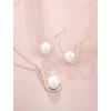 image:imageFreshwater Pearl Pendant Necklaces for Women SilverGoldRose Gold Tone 10MM Pearl Jewelry for HerRose Gold