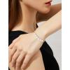 image:imageHeart Birthstone Bracelet for Women Silver Tone Heart Shaped Gemstone Bracelet Jewelry for Her10 October  Opal