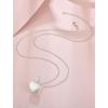 image:imageHeart Birthstone Necklace for Women Silver Tone Heart Shaped Pendant Necklace Jewelry for Her10 October  Opal