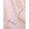 image:imageOval Birthstone Bracelet for Women 925 Sterling Silver Dainty Link Bracelet Jewelry for Wife Mom