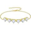 04 April - Zirconia - Yellow Gold