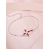 image:imageCross Bracelet for Women 925 Sterling Silver Halo Gemstone Religious Christian Bracelet Birthstone Jewelry for Her01 January  Garnet