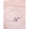 image:imageCross Bracelet for Women 925 Sterling Silver Halo Gemstone Religious Christian Bracelet Birthstone Jewelry for Her02 February  Amethyst