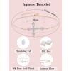 image:imageCross Bracelet for Women 925 Sterling Silver Halo Gemstone Religious Christian Bracelet Birthstone Jewelry for Her04 April  Zirconia  Rose Gold Plated