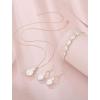 image:imageOval Birthstone Bracelet for Women 925 Sterling Silver Dainty Link Bracelet Jewelry for Wife Mom04 April  Zirconia  Rose Gold Plated
