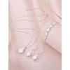 image:imageOval Birthstone Bracelet for Women 925 Sterling Silver Dainty Link Bracelet Jewelry for Wife Mom04 April  Zirconia