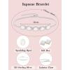 image:imageOval Birthstone Bracelet for Women 925 Sterling Silver Dainty Link Bracelet Jewelry for Wife Mom10 October  Opal
