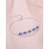 image:imageOval Birthstone Bracelet for Women 925 Sterling Silver Dainty Link Bracelet Jewelry for Wife Mom12 December  Tanzanite