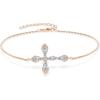 04 April - Zirconia - Rose Gold Plated