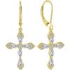 04 April - Zirconia - Yellow Gold Plated