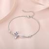 image:imageCross Bracelet for Women 925 Sterling Silver Infinity Butterfly Birthstone Link Bracelet Crucifix Religious Jewelry for Women02 February  Amethyst