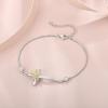 image:imageCross Bracelet for Women 925 Sterling Silver Infinity Butterfly Birthstone Link Bracelet Crucifix Religious Jewelry for Women11 November  Citrine