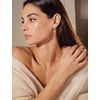 image:image18K Gold Plated Cross Necklace and Earrings 925 Sterling Silver Cubic Zirconia Jewelry Set Gemstone Crucifix Religious Pendant Dangle Earrings April Birthstone Jewelry for Mom Wife